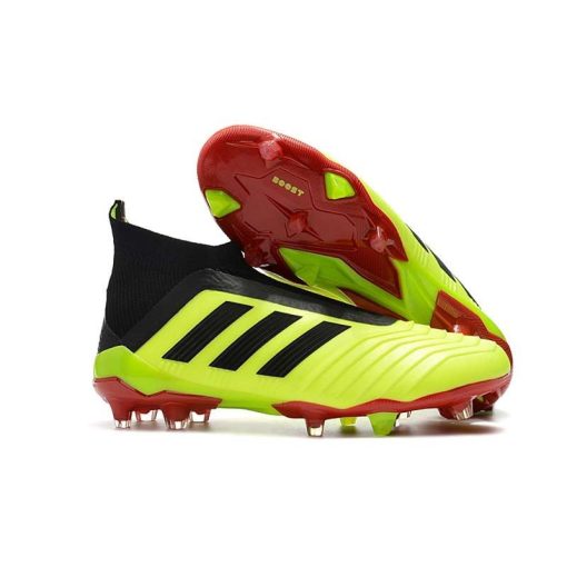 Adidas Predator 18+ FG Dames - Geel Zwart_1.jpg